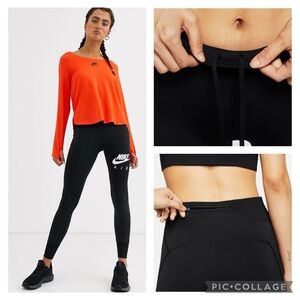Nike Air Fast Compression Running Tights Leggings 7/8 length Women’s size medium